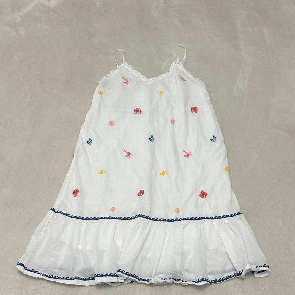 Cynthia Rowley Embroidered White Sundress